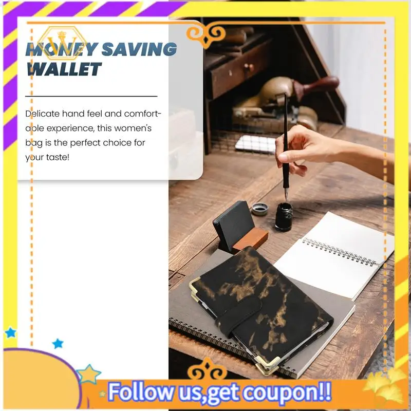 Latest-Budget Binder Money Saving Wallet For Cash Stuffing Money Organiser Binder Budget Book Planner Binder With Labelsticker