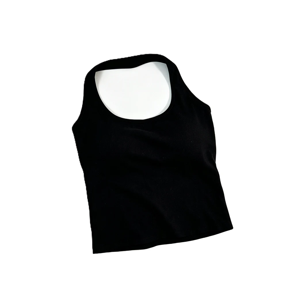 Cotton Halter Camisole for Women Sleeveless Tank For Top Suitable for Vacation Beach Office and Cycling Activities