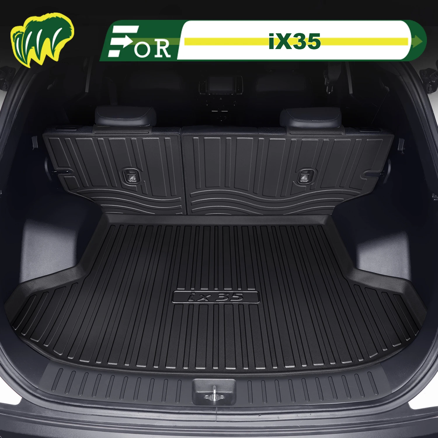 

Для Hyundai IX35 2010-2025 TPE индивидуальный коврик для багажника автомобиля всесезонный коврик для багажника 3D-образный коврик для багажника защитный коврик для спинки стула