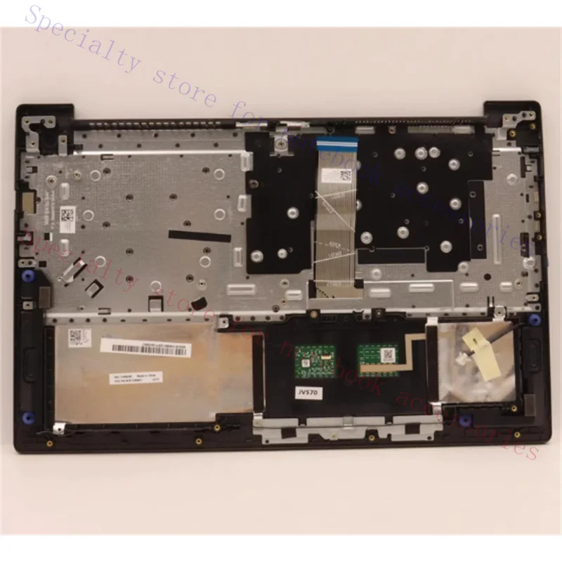 for Lenovo V15 G2-ALC Palmrest Cover Touchpad Keyboard Spanish Black 5CB1C18846