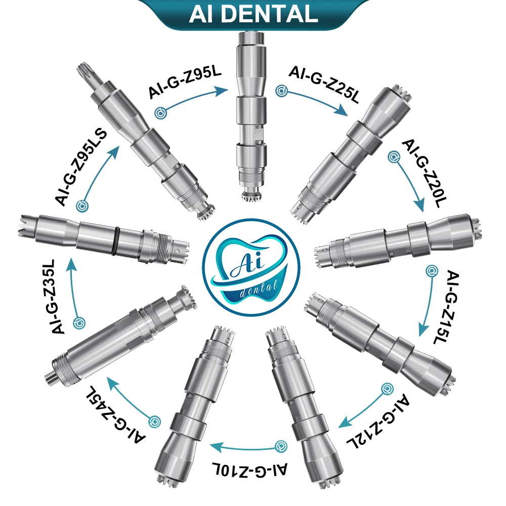 Dental Spare Parts Contra Angle/Implant/Endodontics AI-X/Z/SG Handpiece Middle Gear/Drive Shaft Accessories