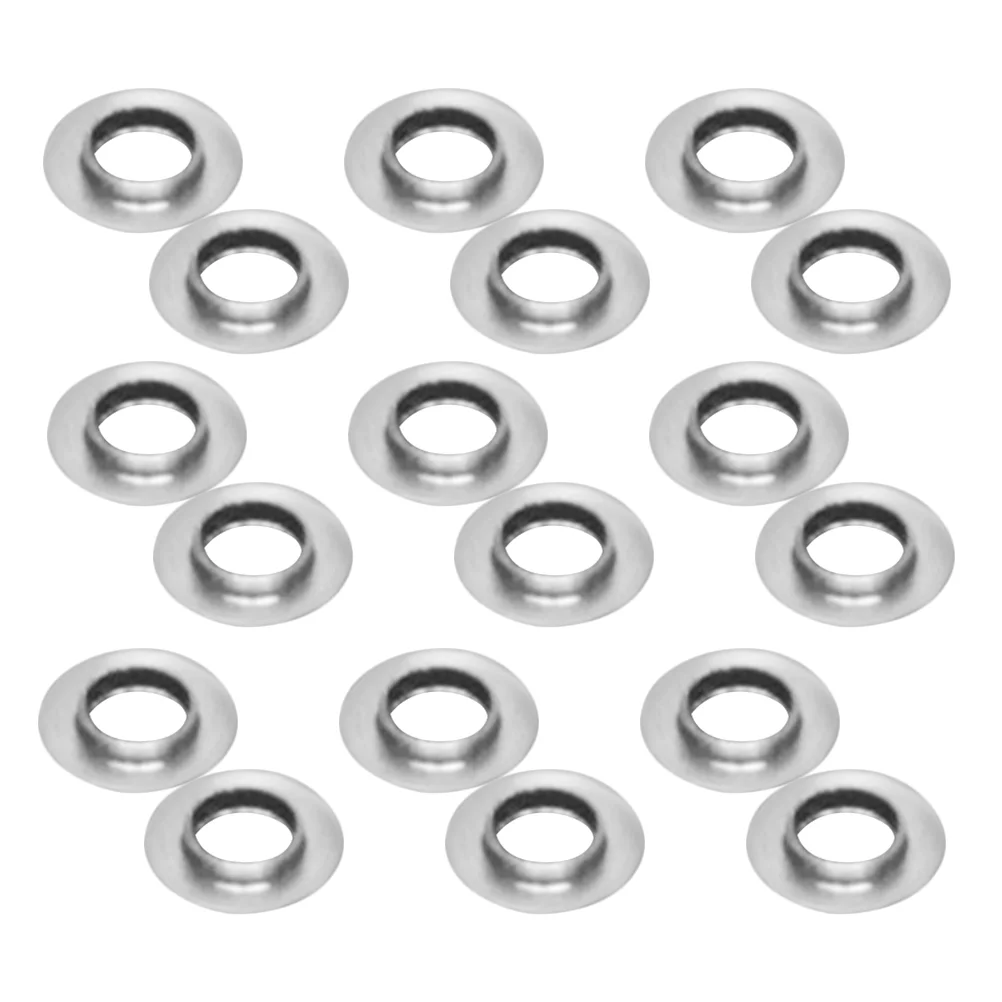 50 Pcs Glasses Accessories Spacers Durable Stainless Steel Gaskets Mini Convex Parts Useful Repairing Supplies