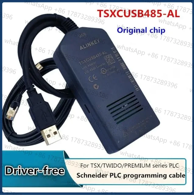 TSXCUSB485 TSXCRJMD25 USB Programming Cable With Original Driver Replace TSXPCX3030 For Schneider Naza Twido PLC Win7 10