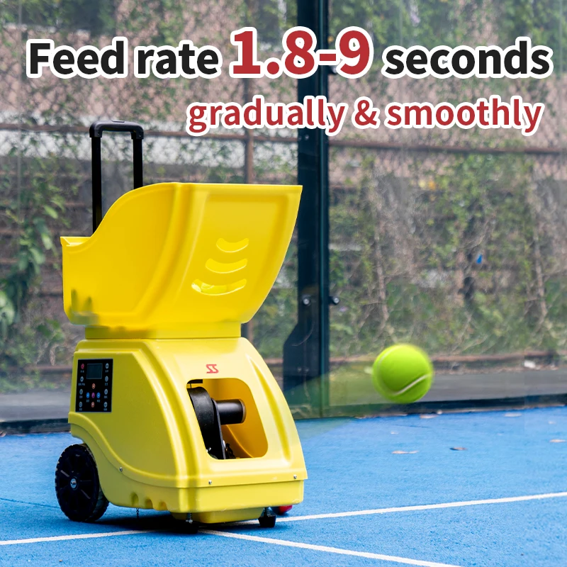 Electric Padel Ball Machine SIBOASI Tennis Shooting Equipment With APP Control