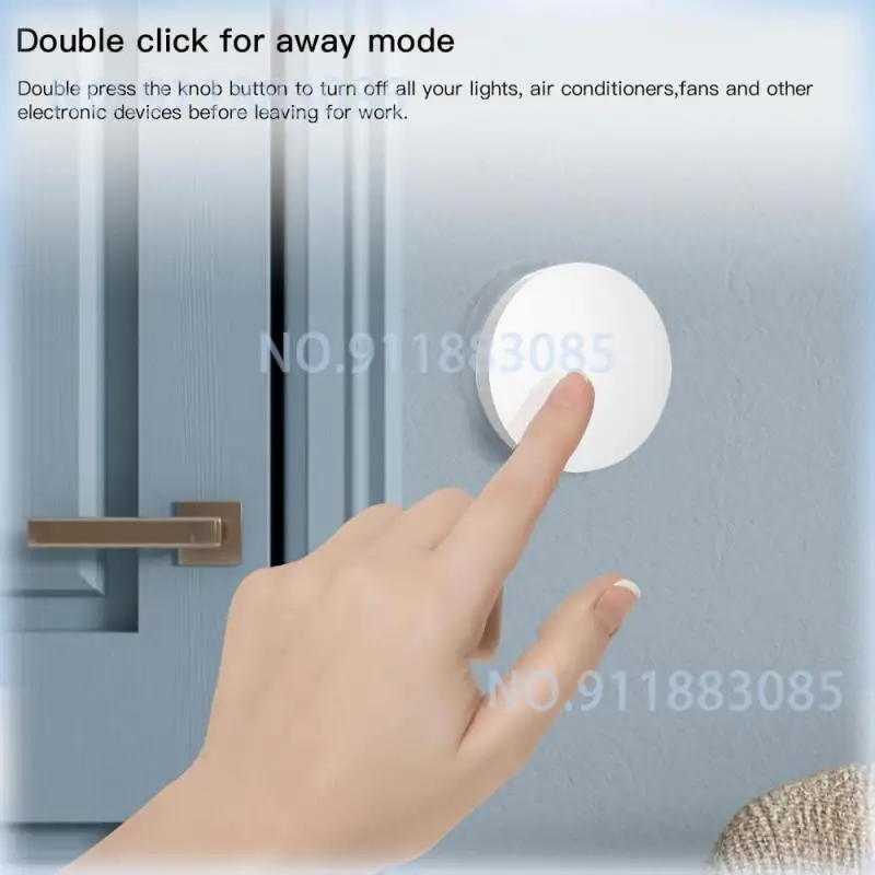 Tuya ZigBee Smart Button Scene Switch Multi-scene Linkage Wireless Key Switch Battery Powered Automation Need Zigbee Gateway