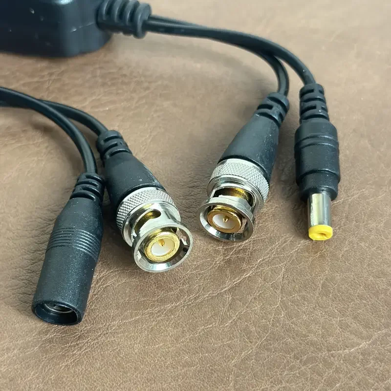 BNC إلى RJ45 فيديو Balun 8MP موصلات الإرسال والاستقبال BNC ذكر لكاميرا CCTV AHD/CVI/TVI/CVBS