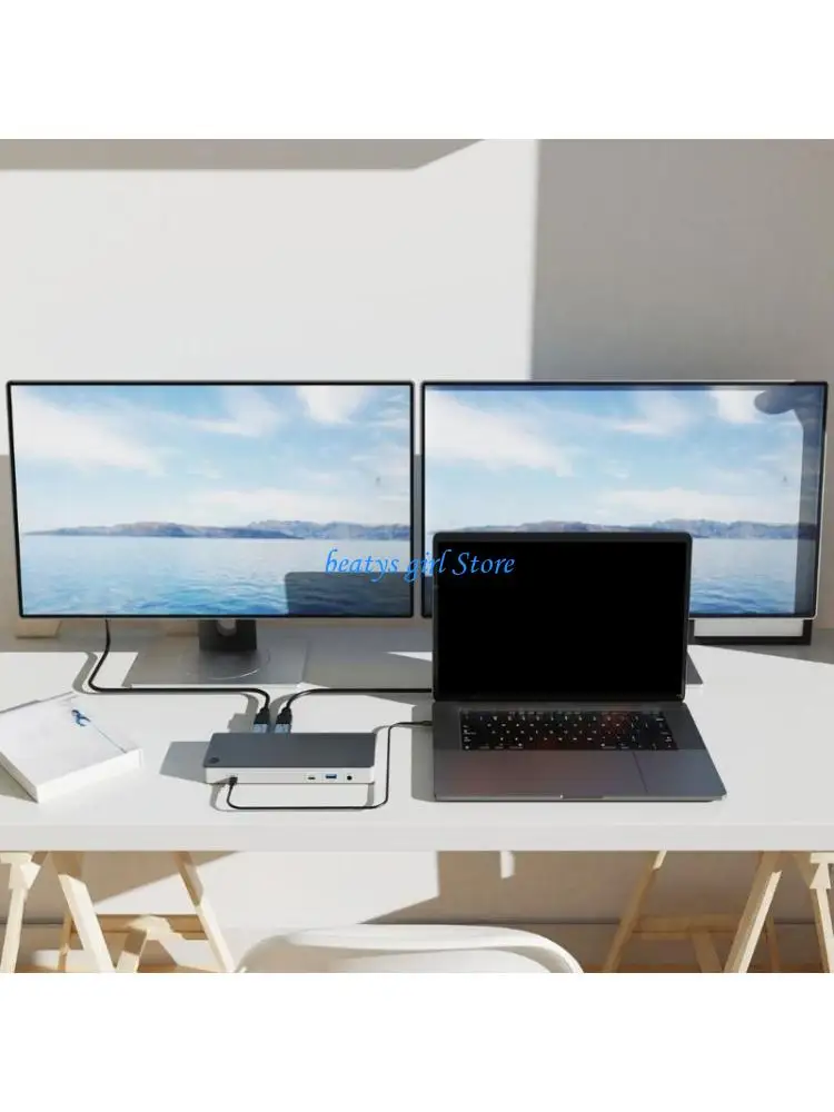 

C7AB Док-станция для быстрой передачи файлов USB C с 1xUSB c (10 Гбит/с), 2xUSB A (10 Гбит/с)