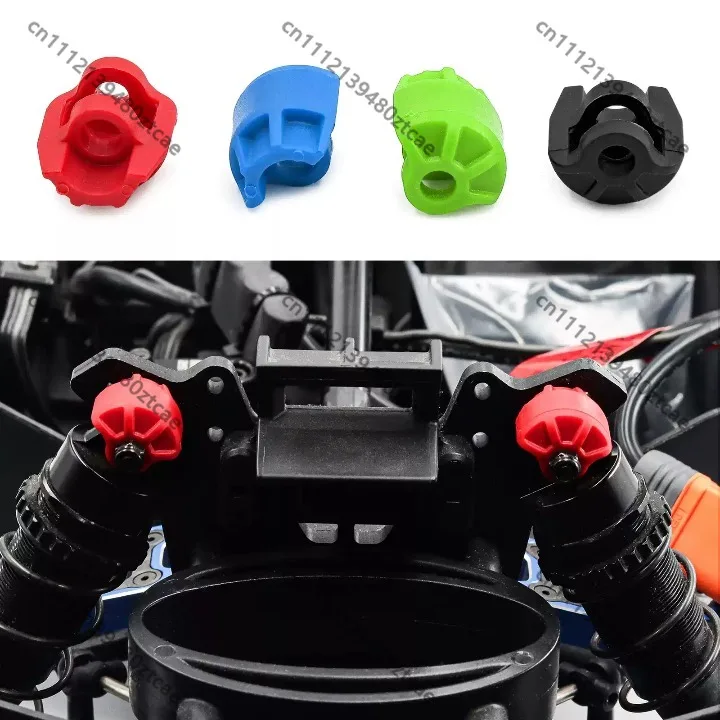 1/7 1/8 Scale 6S RC Car Plastic Shock Absorber Cap Upgrade Replacement Spare Parts For Off‑Road Buggy Model Car