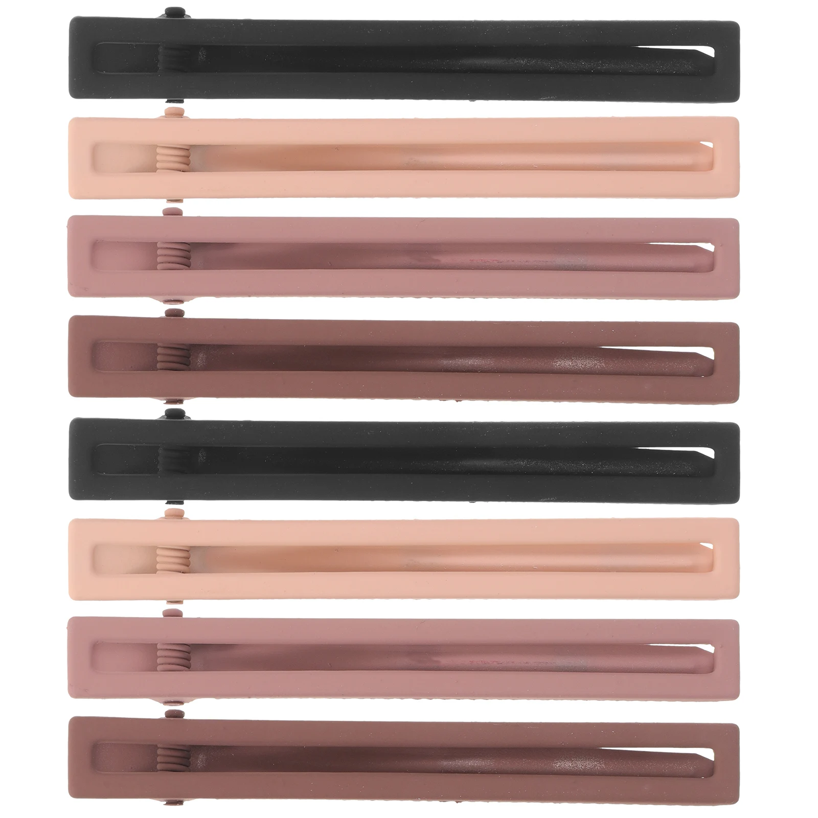

8Pcs Duckbill Clips Hollow Colorful Hair Accessories for Girls Lightweight Durable Daily Birthday Wedding Gifts