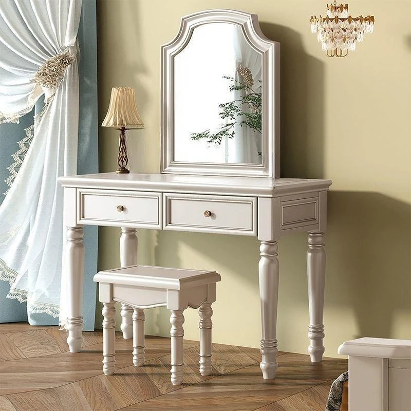 Solid wood dresser size apartment bedroom modern storage cosmetic cabinet