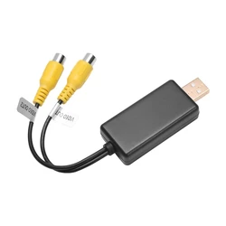 USB naar CVBS RCA Video-uitgang Adapter Box Interface Aansluiten op monitorweergave voor Android Radio Multimedia