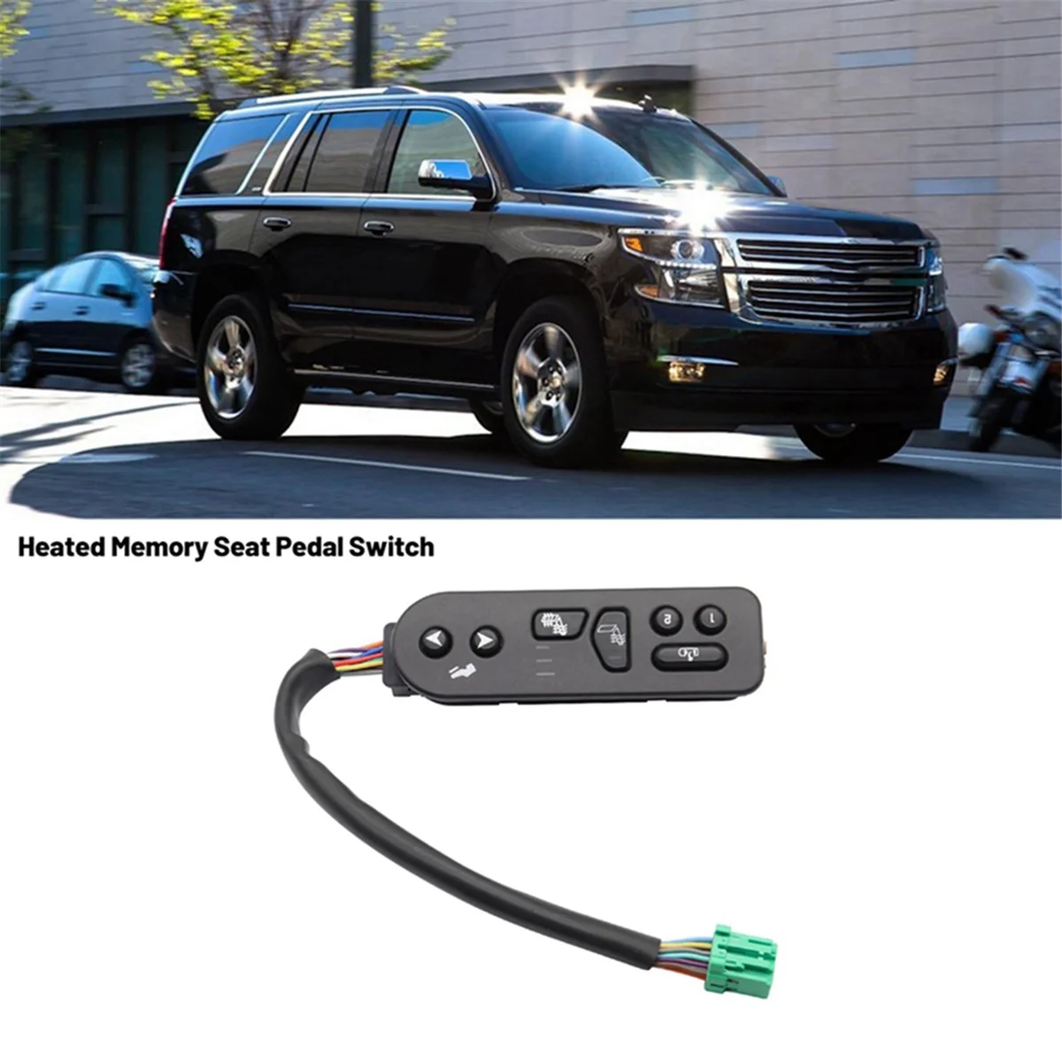 Cadillac Escalade Base Chevrolet Suburban GMC 용 전면 운전자 측 시트 히터 스위치 15116862 —L49A