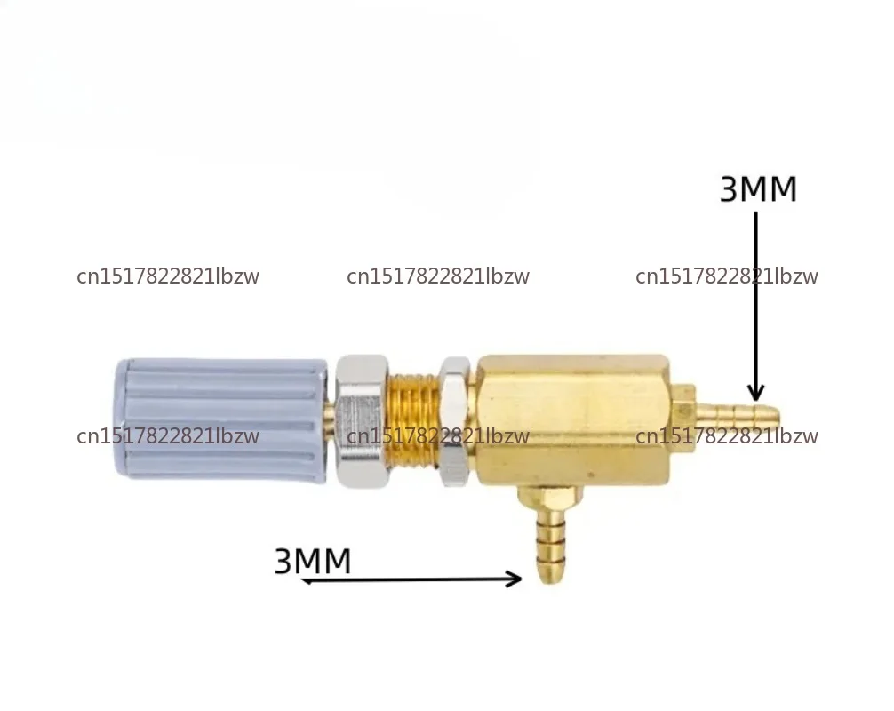 2pcs Air Water Control Valve 3mm Copper | Regulating Switch for Chair & Turbine Unit Spare Part