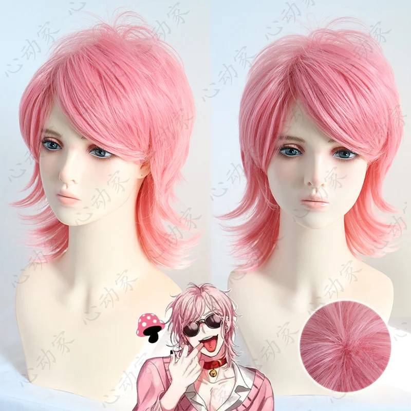 لا مبادئ نادي Bi Chibeya Lily HyoutacosWig شبكة وردية ممتدة يده قرصة مكافحة الاعوجاج الوردي حلاقة نمط