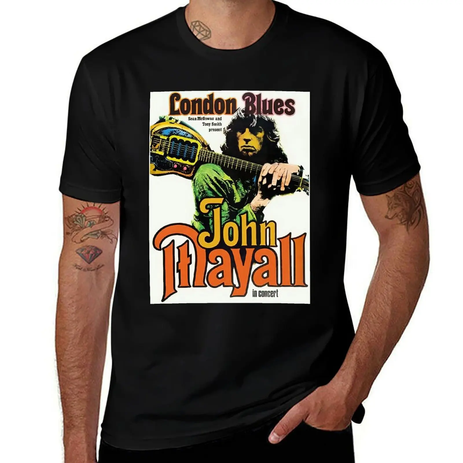 john mayall london cover T-Shirt Casual All Match Short Sleeve T-Shirt