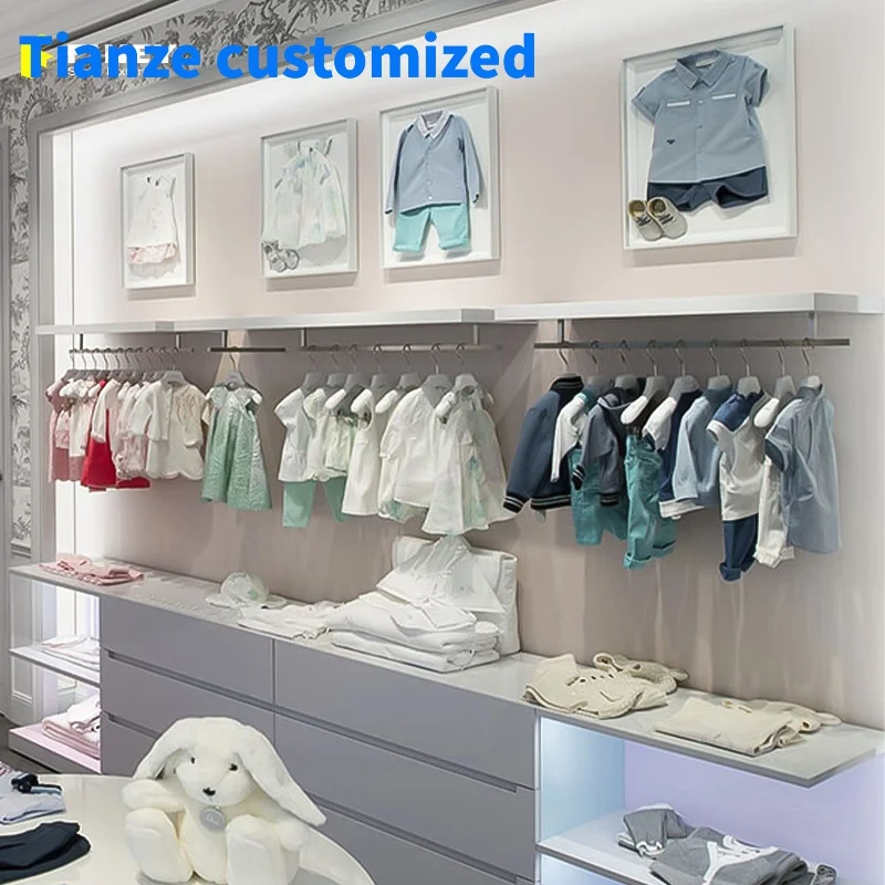 

（customized）Child Clothing Display Rack Cabinet Furniture Store Interior Decoration Design