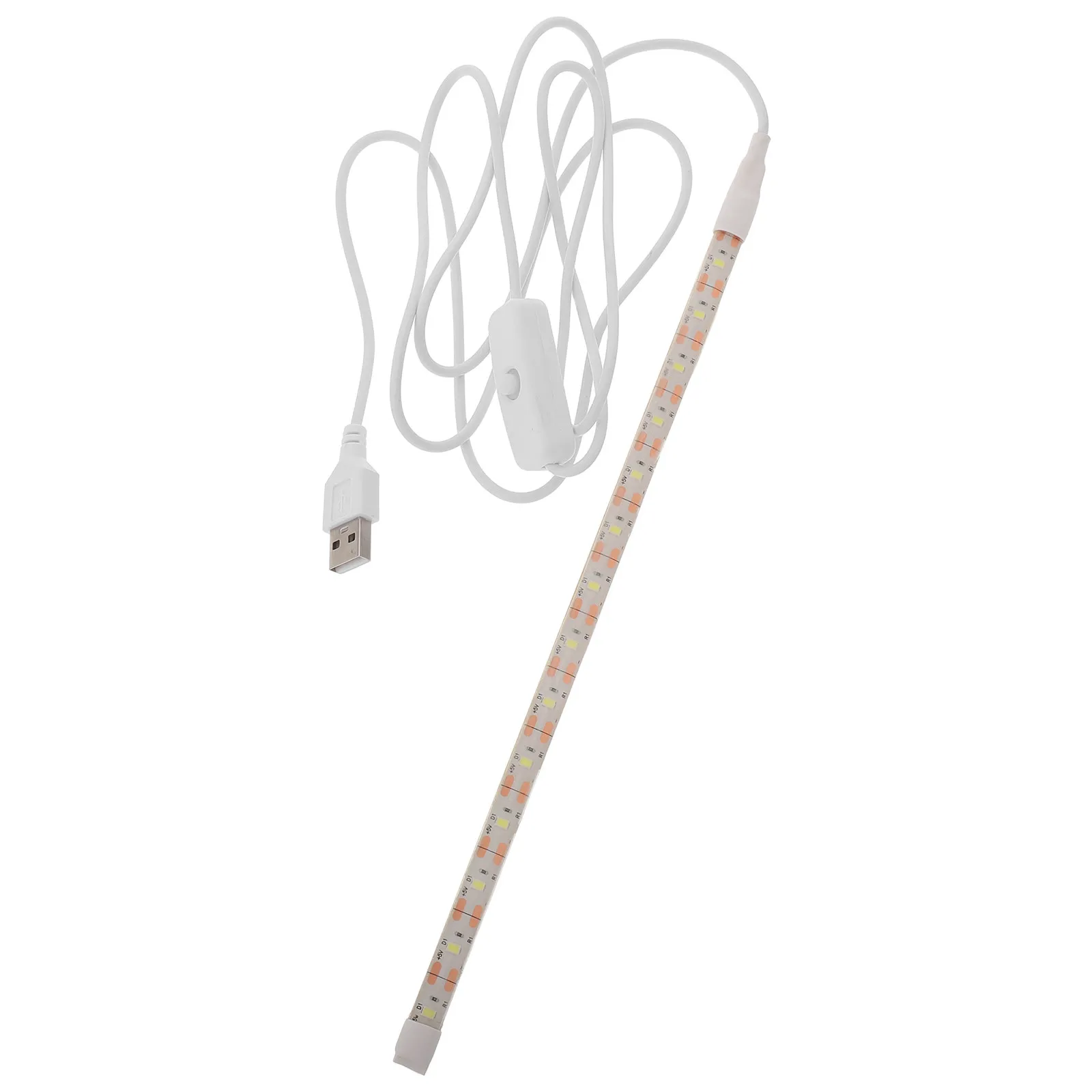 Saxophone Leak Light LED Strip USB Plug Switch Instrument Detection Light for Clarinet Flute Oboe Wind Instrument Repair