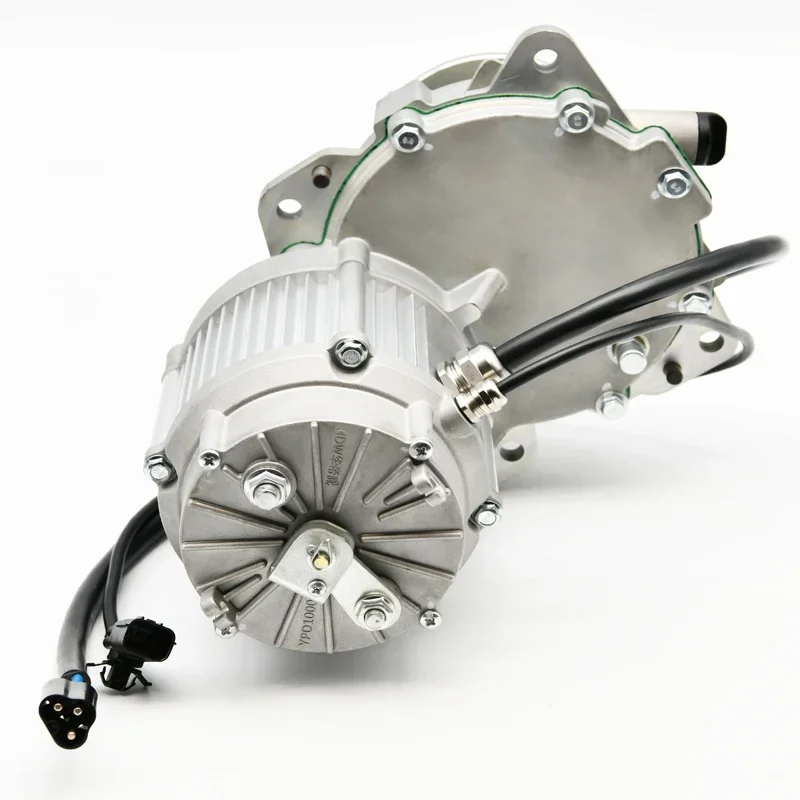 dc 48v/60v/72v 1.2KW/1.8KW motor driving motor with gearbox & brake electric motor for electric vehicle riding lawn mower