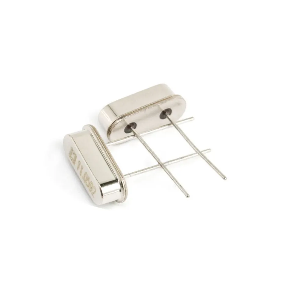 10PCS Ln-line Passive Crystal Oscillator HC-49S 4MHZ 6M 8M 10M 12M 16M 20M 24M 25M 27M 30M 11.0592M Quartz Crystal Oscillator