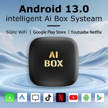 2024 Mini Ai Box 2 + 32GB Android13 รองรับNetflix YouTube Wireless Carply Android Autoเหมาะสําหรับรถยนต์99% พร้อมCarplayแบบมีสาย