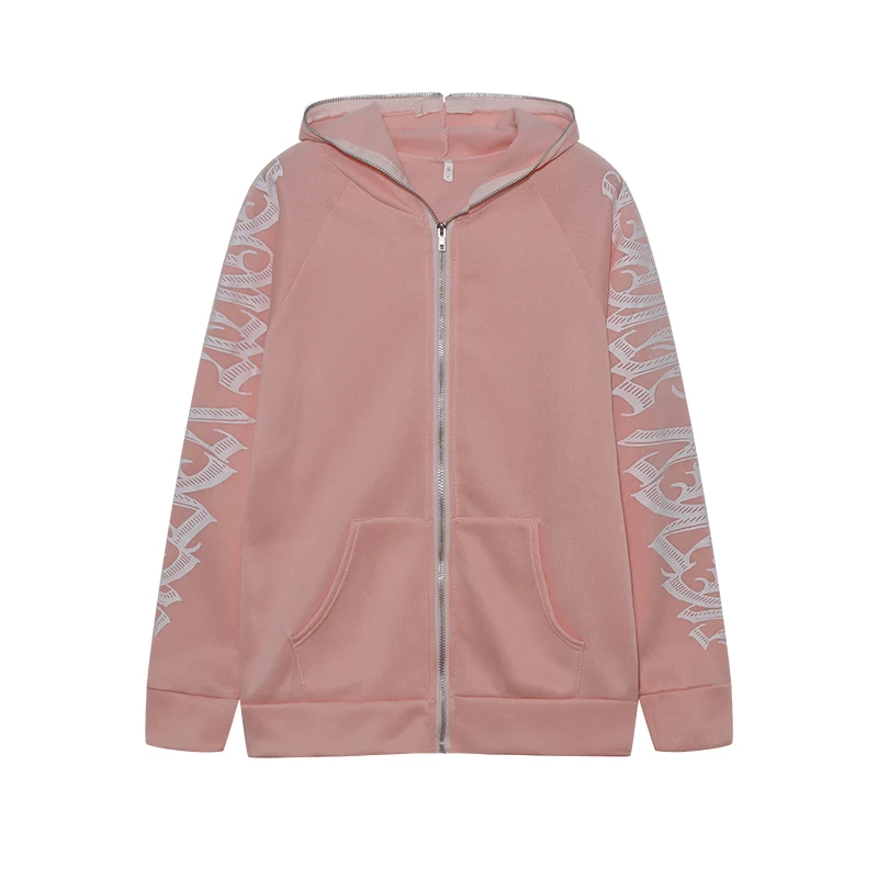 Fashion Women’s Monochrome Monogrammed Kepeng Hoodie Long-Sleeved Sweater Autumn New Europe And the United States Style 5 Fashion Women's Monochrome Monogrammed Kepeng Hoodie Long-Sleeved Sweater Autumn New Europe And the United States Style 5