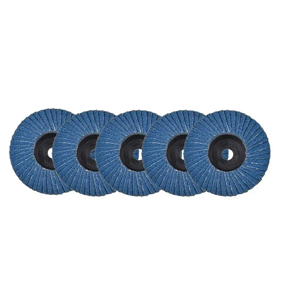 Flat Flap Rebolo para Angle Grinder, telha cerâmica, Pedra de corte e polimento Aço, 5Pcs 75 milímetros Discos de corte