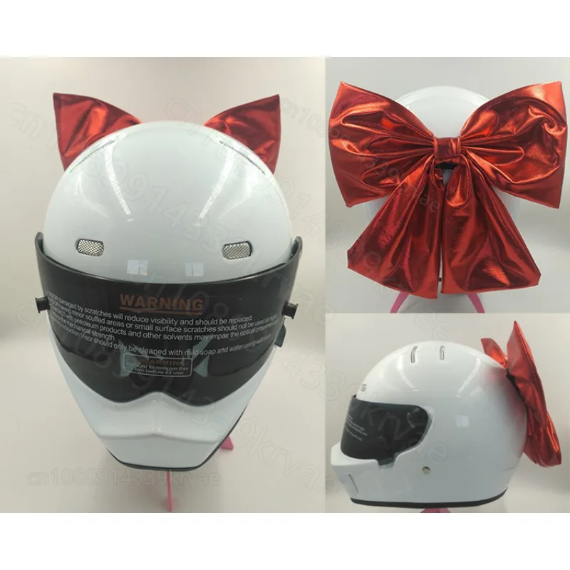 활 헬멧 장식 오토바이 기관차 배터리 자동차 사령관 날개 토끼 고양이 귀 motociclista 수용체