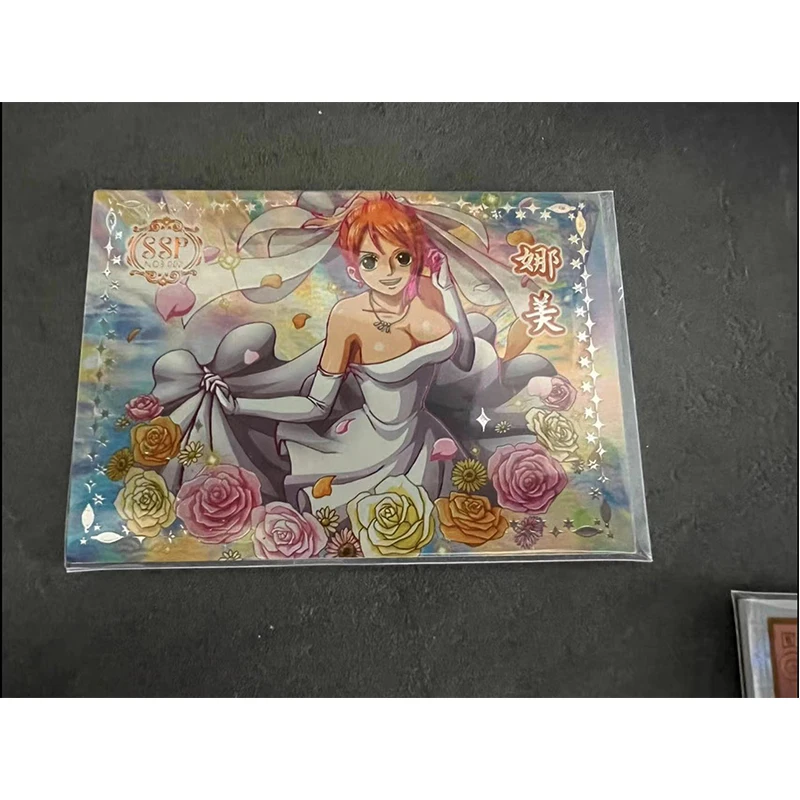 Carte de collection de personnages cancers Nami, jouets en deux dimensions pour enfants, cadeau de Noël et d'anniversaire, One Piece Anime