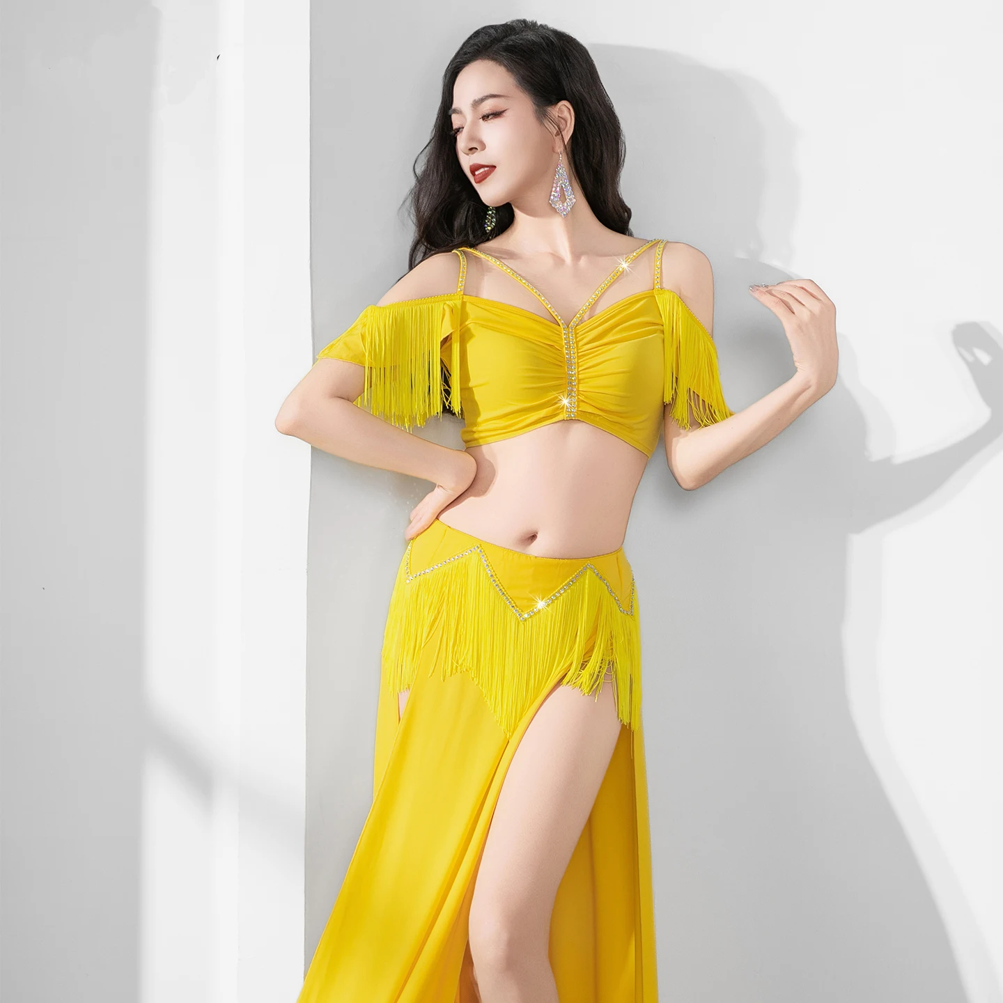 Danza Del Vientre Disfraces Disfraces Traje Danza Del Vientre Traje Danza Del Vientre Mujer Falda Danza Del Vientre Ropa Danza Arabe Faldas De Danza Arabe abanicos trajes belly dance professional top para flamenco niña