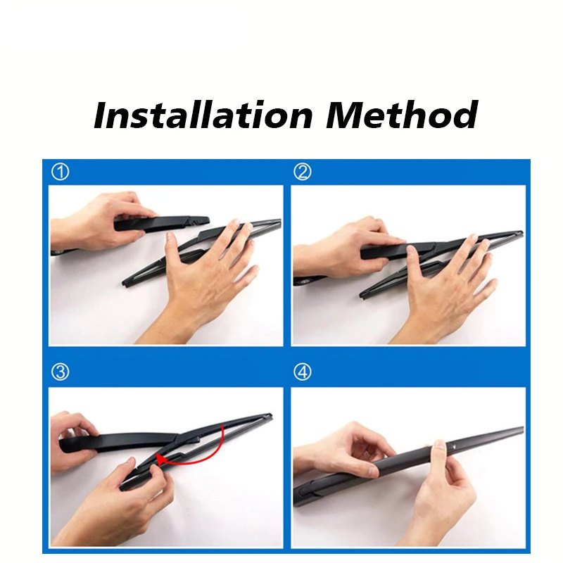 자동차 와이퍼 블레이드 후면 창 앞 유리 앞 유리 와이퍼 S-MAX Hatchback 320mm 2010 이후 Ford 용 자동차 액세서리