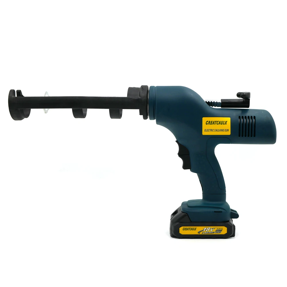 Lithium-Ion Battery 18V Cordless Caulk Gun with Piston for Bulk Loaded Sealant Use