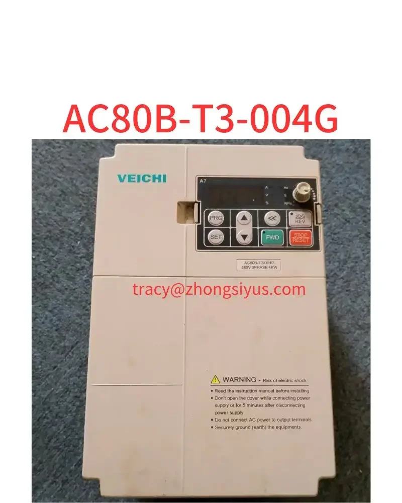 

Second-hand AC80B converter 4KW 380V, AC80B-t3-004g, function package