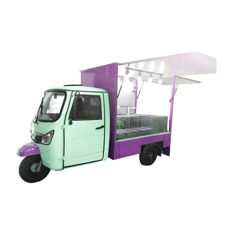 Customized Ice Cream Food Vending Cart Mobile Fast Food Cart Hot Dog Food Truck Trailer For Sale