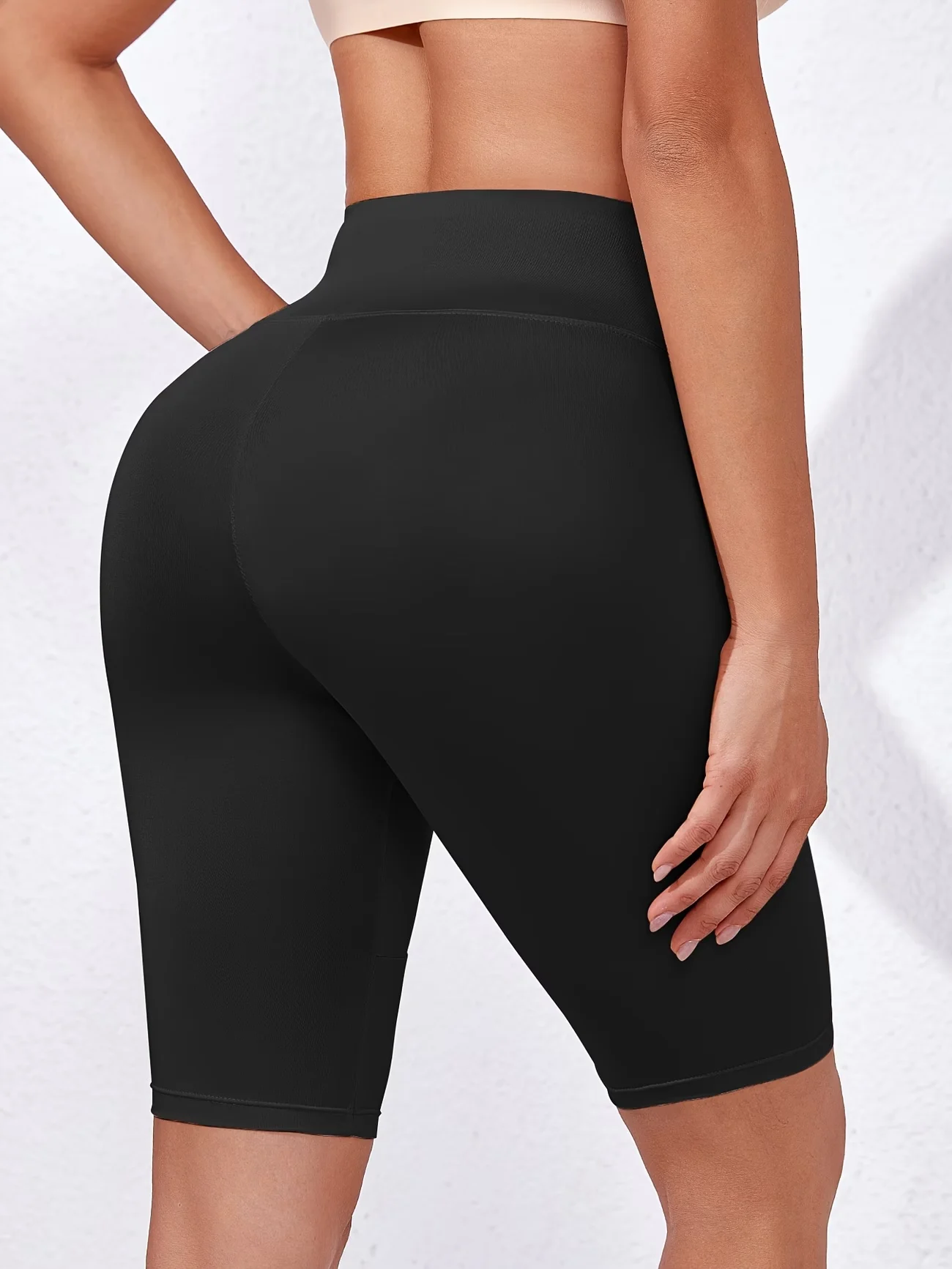 2026 New Style Yoga Shorts With Pockets Womens Nude Feeling High Waist Sports Shorts For Cycling Jogging Fitness Yoga Clothes