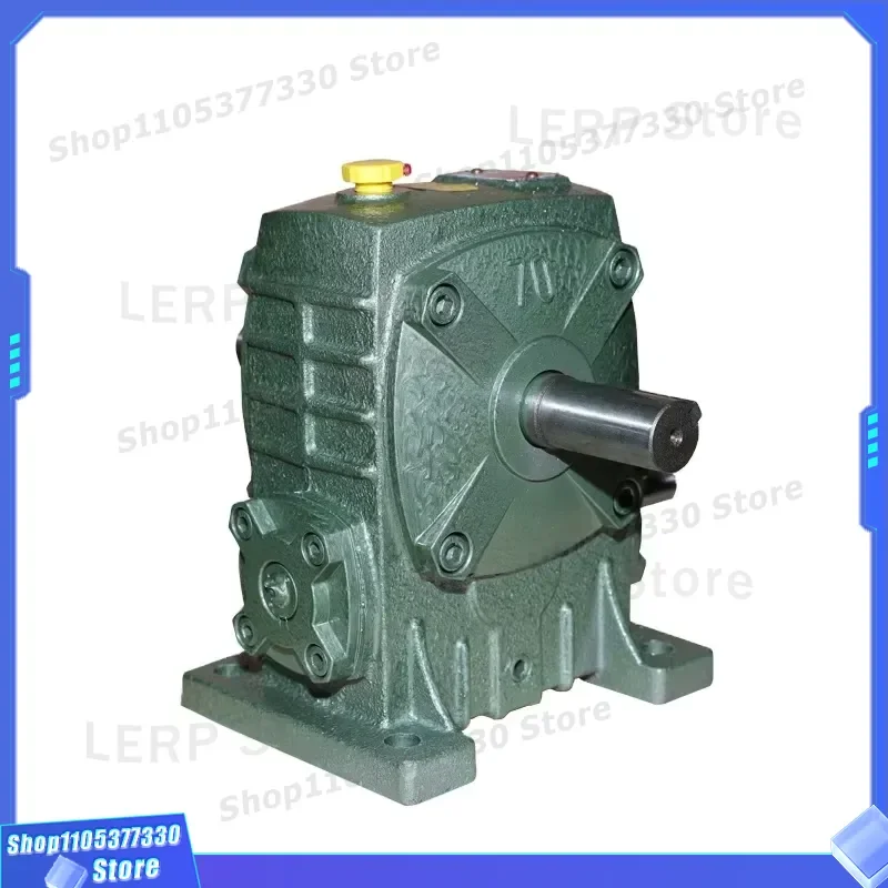 Single Stage Worm Gear Reducer for Machine Tool Transmission System Industrial Gearbox Unit High Precision Mechanical Drive