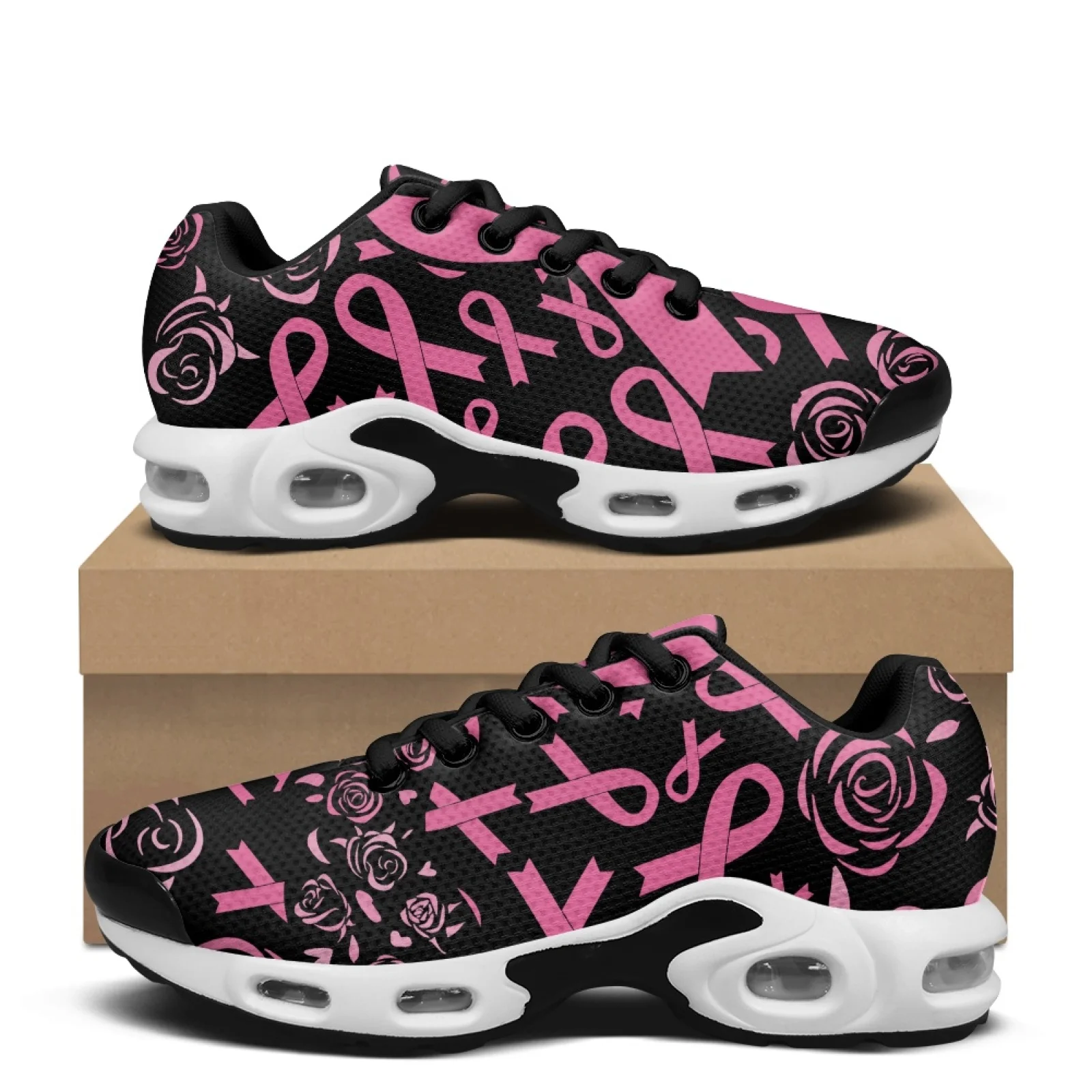 PENSTROLL Scarf Rose Lightweight Men's Training Shoe Casual Shoes for Tennis Breathable Mesh Jogger Sneakers