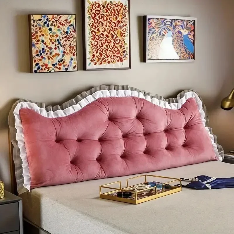 وسادة من القطيفة من حصير التاتامي، وسادة قراءة للرقبة من الدانتيل الناعم، وسادة سرير خلفية بجانب السرير، مسند ظهر كبير، مسند دعم