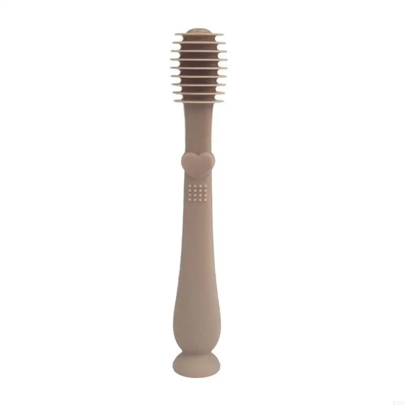 

Kid Dental Care Training Toothbrush Silicone Toothbrush for Toddlers