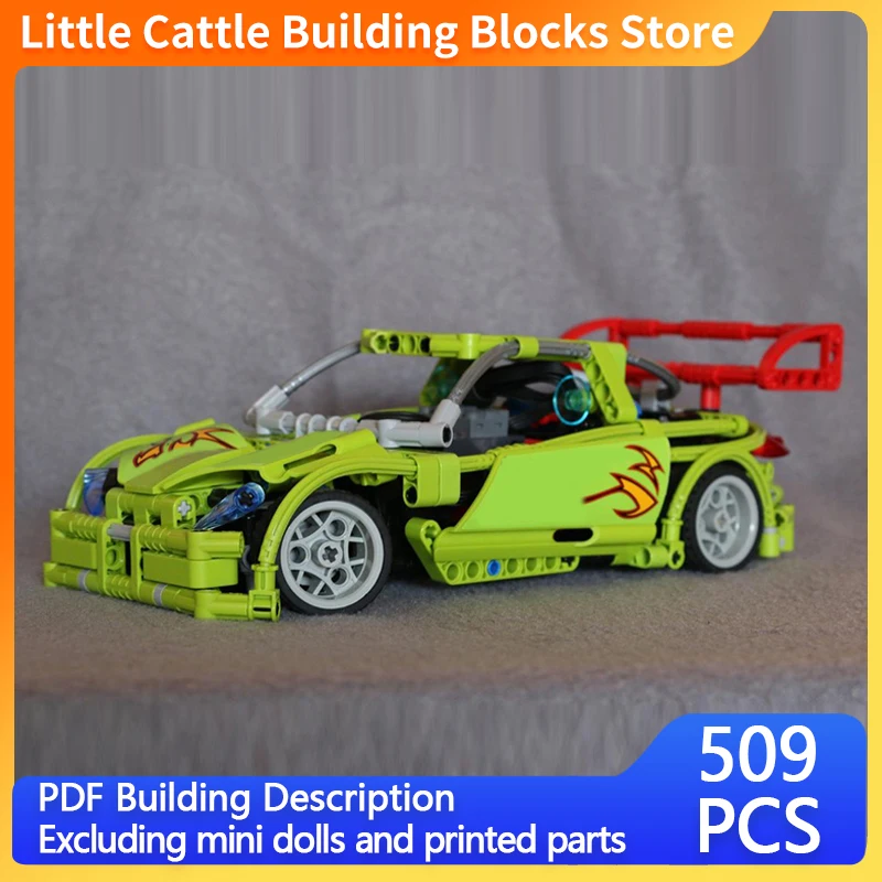 City Car Model MOC Building Bricks Remote Control Model Vehicle Modular Technology Children Holiday Gifts Assemble Toys Suit