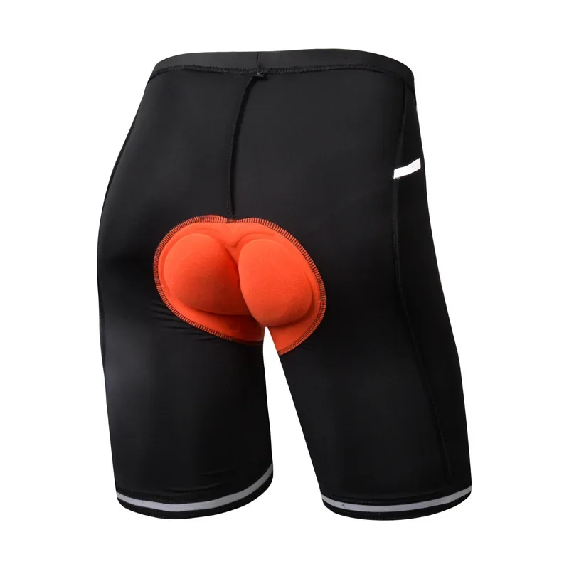 Men`s  3D Padded Cycling Shorts, 2.5cm Thick Shock Absorption Bike Shorts, Breathable Quick Dry Bicycle Underwear