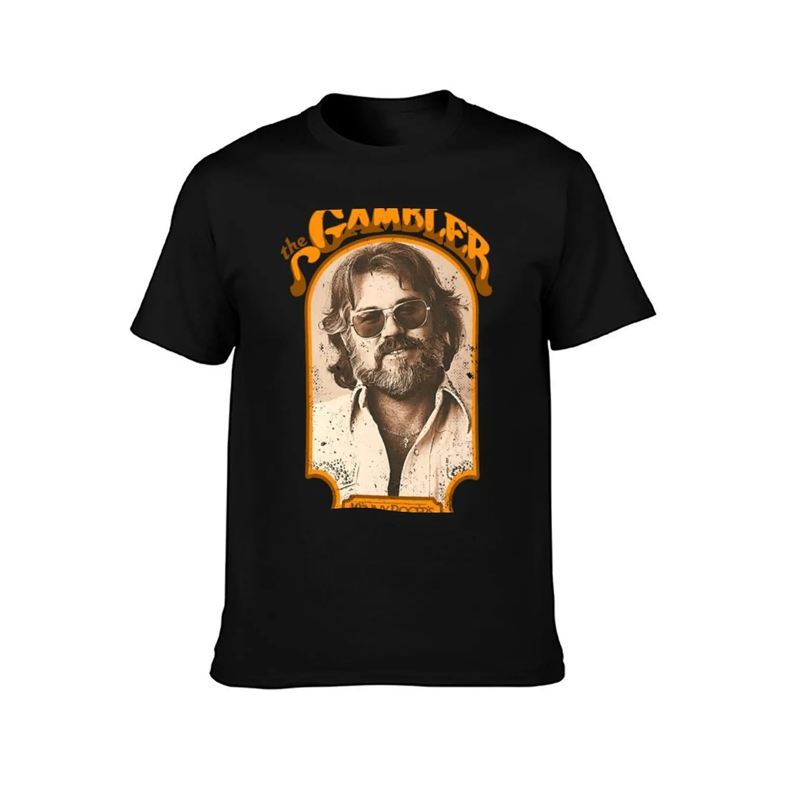 Kenny Rogers The Gambler T-Shirt Basic Solid Color Casual Tee Shirt T-Shirt