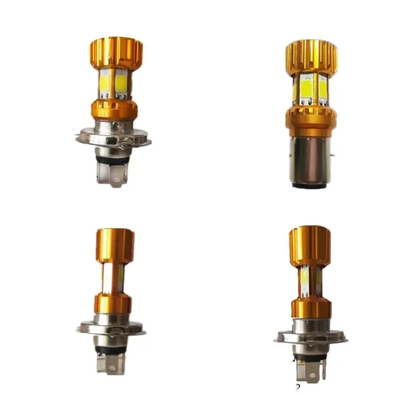Electric Vehicle Light Motorcycle Led Headlight Super Bright Far and Near Light Built-in Headlight Modified Double 12v48v