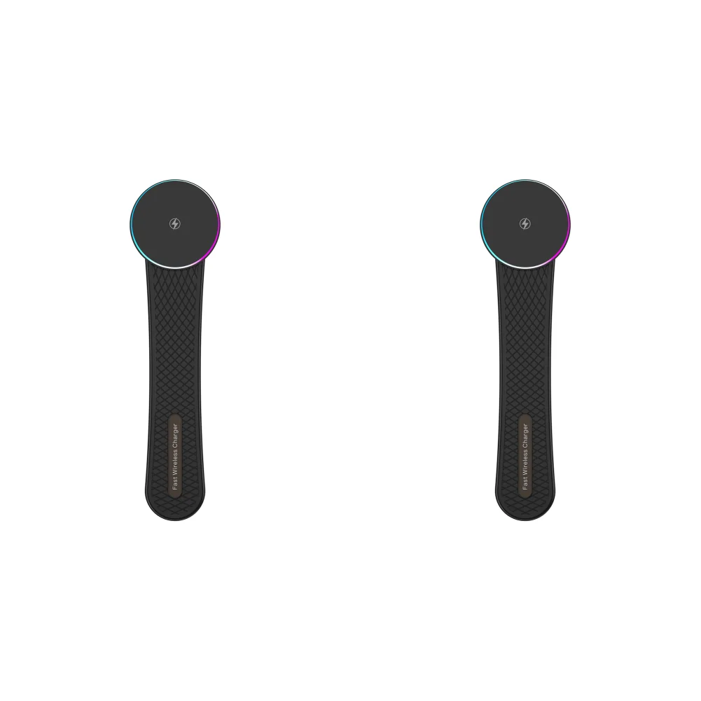 

Magnetic Car Wireless Charger Phone Holder Mount With RGB Light for iPhone 15 14