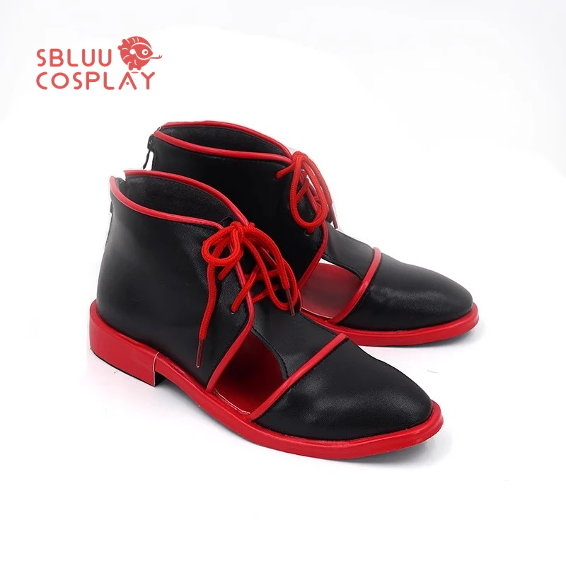 SBluuCosplay أنيمي Shylock تأثيري أحذية الرجال النساء حفلة الهالوين تحت عنوان الأحداث أحذية مصنوعة حسب الطلب