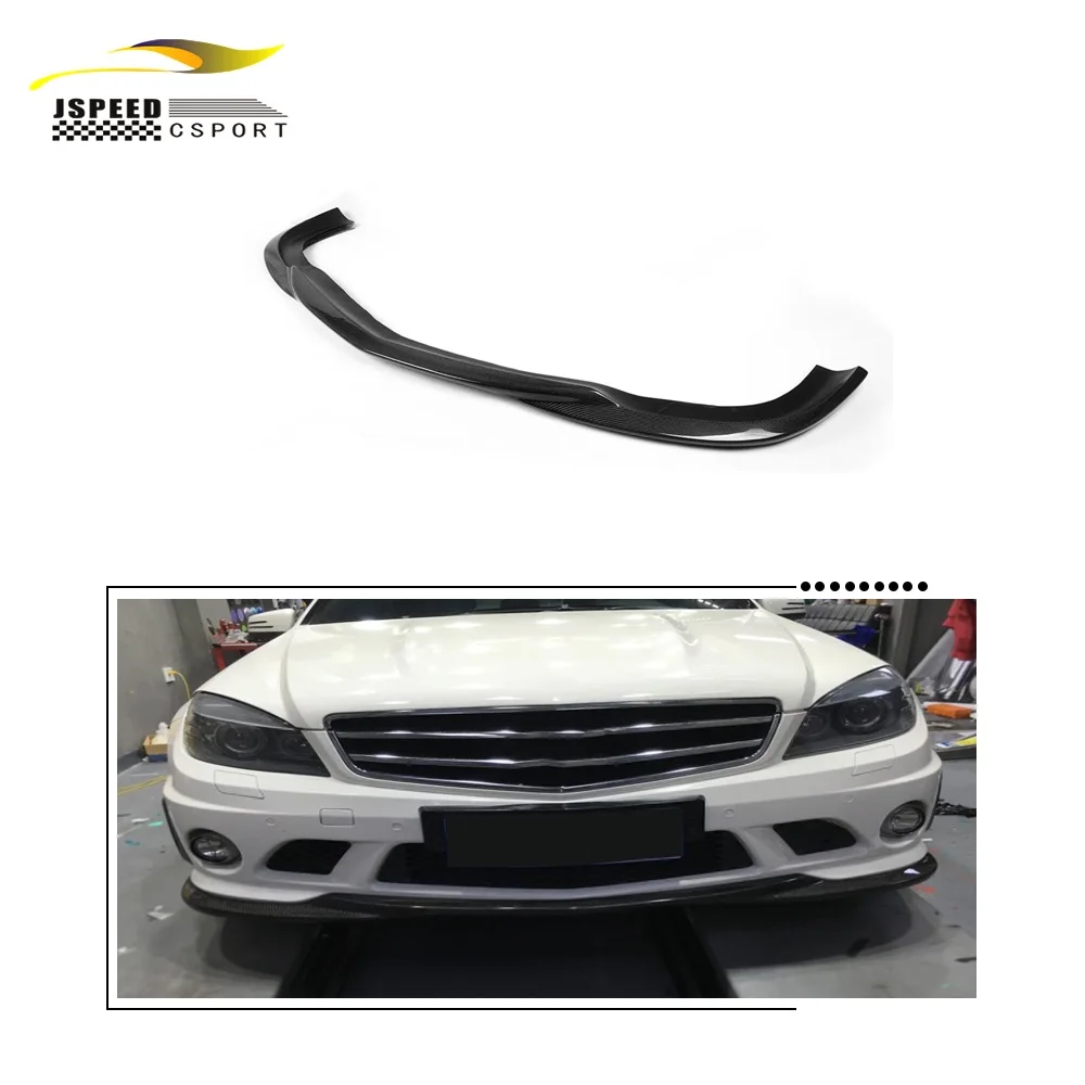 

For Mercedes-benz W204 C63 AMG carbon fiber front lip spoiler