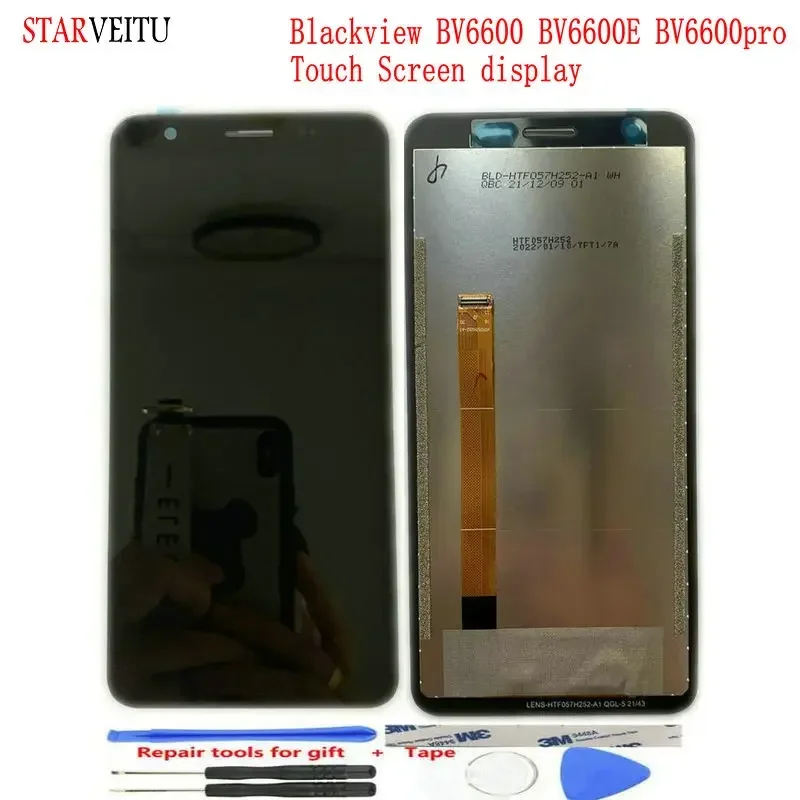 

LCD touch screen for Blackview bv6600 pro bv6600e, 5.7 inch, mobile phone accessories