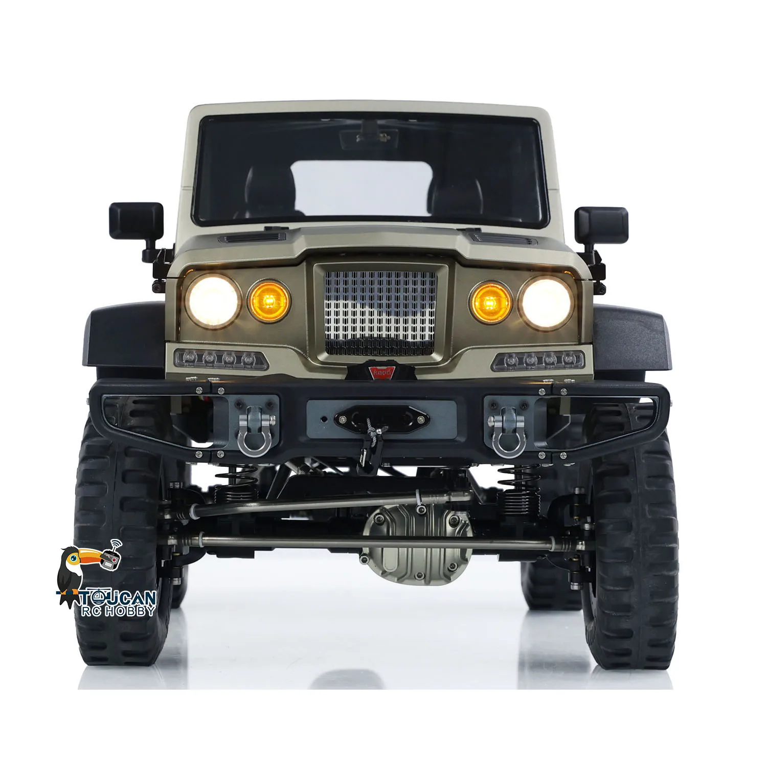 

RC Crawler TWOLF 1/10 RTR TW-715 Metal Climbing Car Truck Off-road Vehicle with Sounds Lights Winch Smoking RC Toy