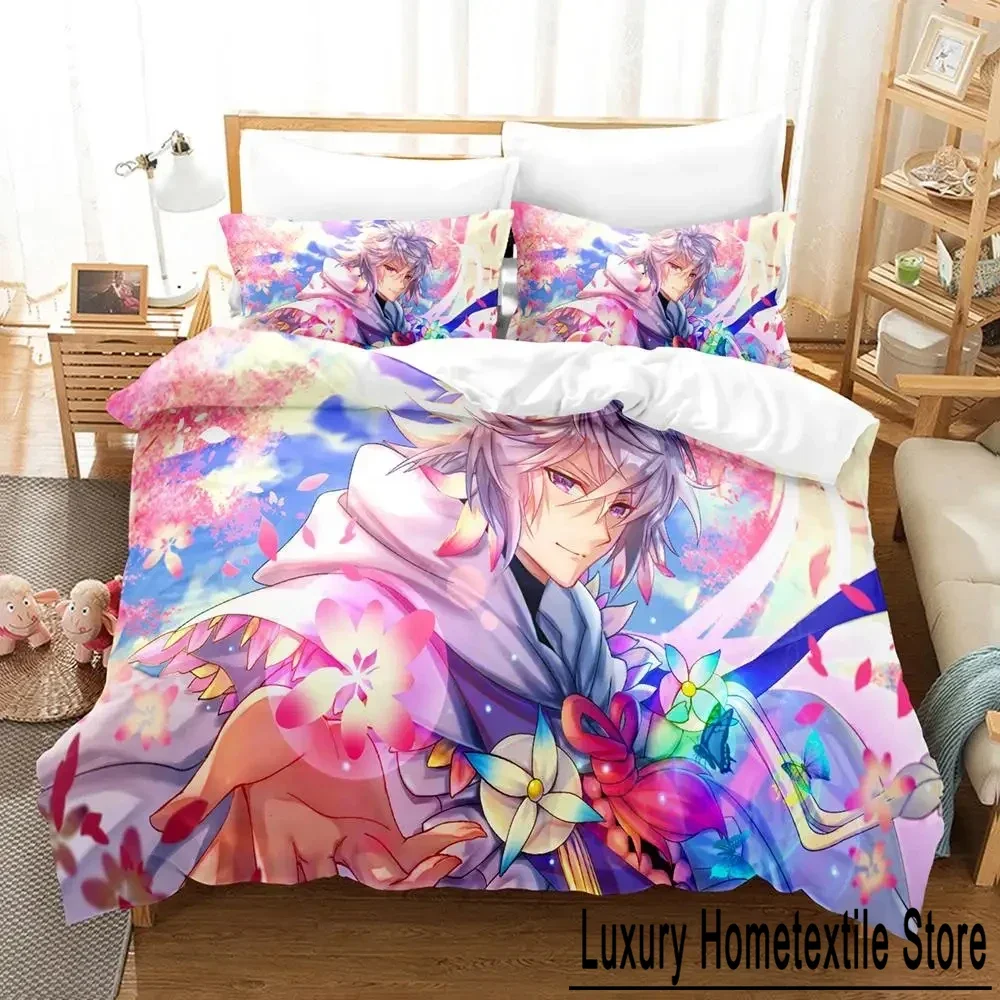 Anime Fate Grand Order Merlin Bedding Set Duvet Cover Bed Set Quilt Cover Pillowcase Comforter king Queen Size Boys Adult