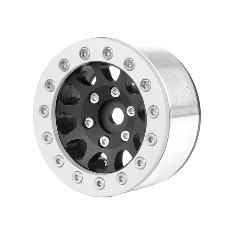 4 قطعة 1.55 بوصة عجلة معدنية نموذج قطع غيار السيارات ل محوري SCX10 شبح TRX4 TRX6 D90 1/10 RC الزاحف سيارة