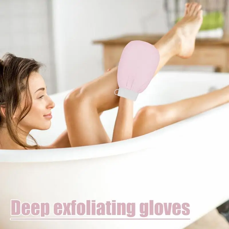 Bath For Peeling Exfoliating Body Cleaning Scrub Mitt Dead Skin Gloves For Shower Body Brush Towel SPA Foam Body Massage